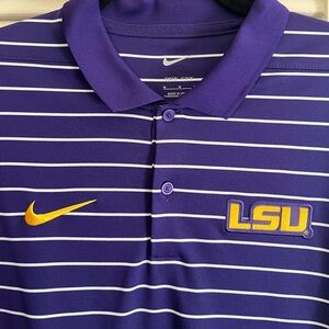 NWOT Nike LSU Men’s Dri-Fit Polo